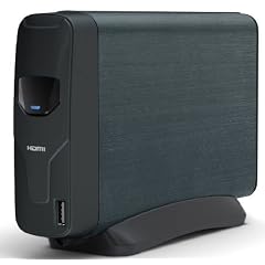 Captiva HDMI externe Multimedia Festplatte USB 2.0, spielt alle g�ngigen Formate ab, mit HDMI, hier ohne Festplatte (aber bis 2000 GB m�glich)