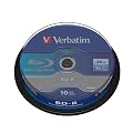 Verbatim - 43742 - BD-R Single Layer - 6x - 25 Go - Couche protectrice Hard Coat - Pack Spindle - Blanc/Bleu