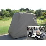Golf Cart Storage Cover for 4 Seater with 2 Seater Roof up to 60