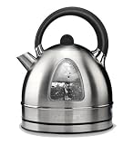 Cuisinart CTK17U Brushed Dome Kettle, Stainless Steel