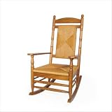 Porch Rocker with Woven Seat and Back