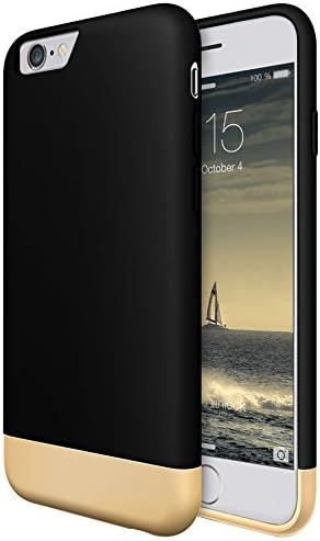 iPhone 6s Case,iPhone 6 Case, OliveIce Pristine Bond Series Slim Dual Shock Absorption Layer Slider Hard Case for iPhone 6 6s (4.7 inch) - Space Black