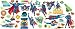 Kitchen & Housewares : SUPERMAN RETURNS STICKAROUNDS WALL STICKERS
