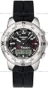 Tissot Men's T-Touch Polished Titanium Black Rubber Watch #T33.7.898.92