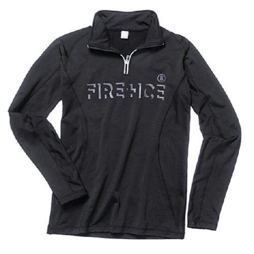 Fire & Ice Funktionsshirt, schwarz