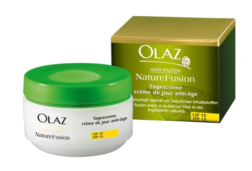 Olaz Anti-Ageing-Pflege Anti-Falten NatureFusion Tagescreme, 50 ml Tiegel