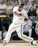 Prince Fielder Signed Milwaukee Brewers Home 8x10 Photo