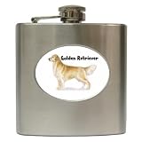 Golden Retriever Hip Flask (6 oz)