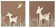 Kids Line Willow 2-Piece Organic Canvas Wall Art Kids Line Willow 2-Piece Organic Canvas Wall Art