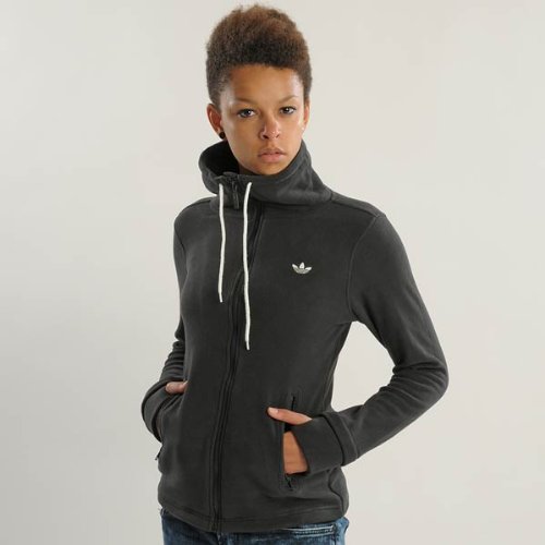 Adidas Damen Sweatjacke AC Polar Fleece, black, 34, O58585
