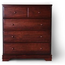 Chelsea 4-Drawer Dresser in Mocha by Nursery Smart by Nursery Smart