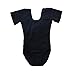 Dreamdanceworks Girls' Leotard Classic Short Sleeve Cotton and Spandex