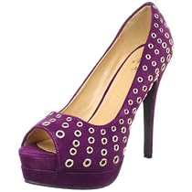 Miss Me Womens Jocelyn-24 Peep-Toe Pump