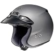 Shoei Solid RJ-Platinum R Cruiser Motorcycle Helmet - Matte Grey