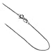 Sterling Silver 1 MM Italian Curb Chain in Sizes 7 , 14, 16, 18, 20, 22, 24, 30