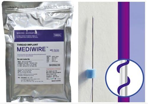 MEDIWIRE Maeson PDO Thread Lift / Face Whole Body Lift 100pcs - Mono Type (30G-25mm) by MEDIWIRE