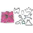 6 pc princess cookie cutter set