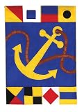 travel house Anchors Away House Applique Flag