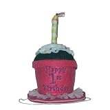 1st Birthday Felt Cupcake Hat Made in USA
