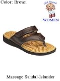 Old Friend Massage Sandals Women 483143 Islander Brown