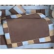 JoJo Designs Infant Boy Nursery Baby 9 Piece Crib Bedding Set - Soho Blue and Brown