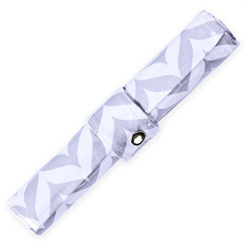 Diaper Changing Mat - Waterproof, Wipeable & Washable - Baby & Toddler (GREY CHEVRON)