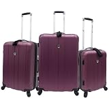 Travelers Choice Luggage Travelers Choice Cambridge 3 Piece Hardshell Spinner Set