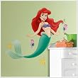 Magnificent Peel & Stick By RoomMates Disney Princess - Little Mermaid Giant Wall Decal