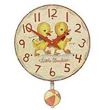 Timeworks Clocks - Little Duckies Wall Clock