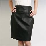 Women's Lambskin Leather Pencil Skirt