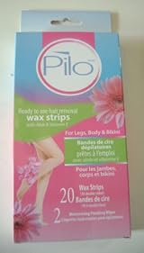 Hair Removal Ready to Use Wax Strips Leg Body Bikini