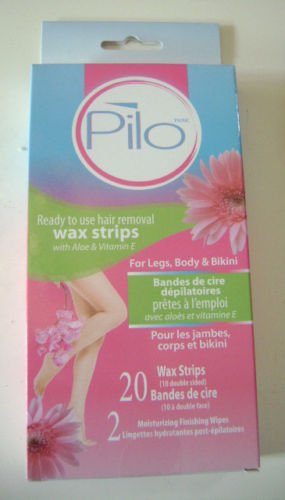 Hair Removal Ready to Use Wax Strips Leg Body Bikini