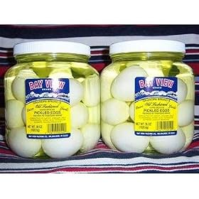 Garlic and Onion Pickled Eggs - 2 Jars