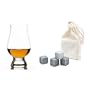 The Glencairn Whisky Glass set of 6 With 9 Teroforma Whisky Stones
