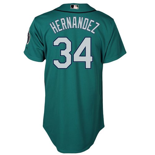 Seattle Mariners Authentic Felix Hernandez Alternate 2 Jersey
