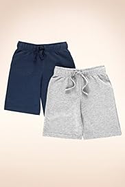 2 Pack Cotton Rich Drawstring Jersey Shorts