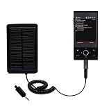 Solar Powered Rechargeable External Battery Pocket Charger for the HTC Raphael - uses Gomadic TipExchange Technology