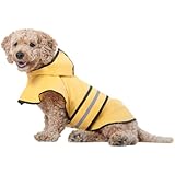 Fashion Pet Rainy Days Slicker Yellow Raincoat, Small