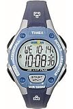Timex Women's T5K018 Ironman Traditional 30-Lap Blue/Silver-Tone Resin Strap Watch