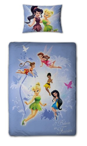 Character World Disney Fairies Friends Panel Duvet Set, Single