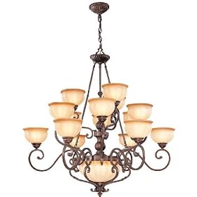 Lite Source C7940 3 6 6 2 Ceiling Lamp - Antique Bronze by Lite Source