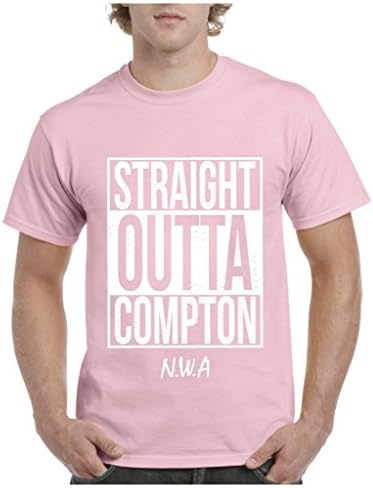 Artmazing A+ NWA Straight Outta Compton N.W.A. NWA Mens T-shirt Tee X-Large Pink