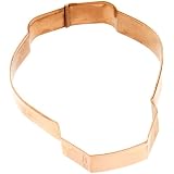 Old River Road Skull Shape Cookie Cutter, Copper