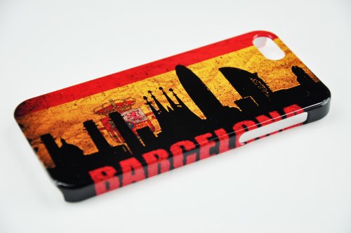3D Iphone 4 4S Spanien Spain Barcelona Fahne Flag Flagge Cover Case Hülle