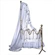 Little Miss Liberty Brass Oval Baby Cradle