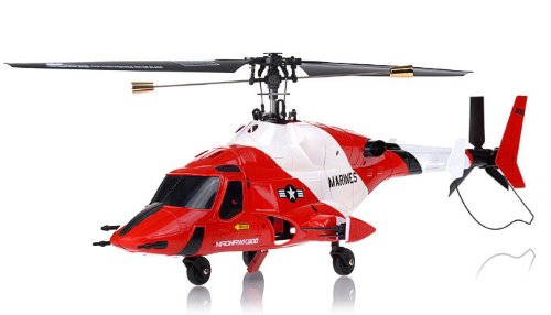 Exceed RC 2.4Ghz MadHawk 300 4-Channel Radio Remote Control RC Helicopter RTF Fixed Pitch - 100% Ready-to-Fly w/ Lipo Battery Red