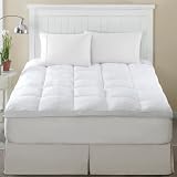 Comfort Classic All Seasons Plush Top Twin XL Fiberbed, White