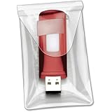 Cardinal HOLDit! Self-Adhesive USB Pockets, 2-Inch x 3-7/16-Inch, Bag of 6, Clear (21140)