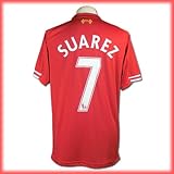 サッカーユニフォーム 【2014モデル】 ◆リヴァプール　ホーム ◆ルイス・スアレス　背番号7 ◆レプリカサッカーユニフォーム ◆大人用 M