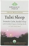Organic India Organic Tulsi Herbal Tea, Tulsi Sleep, 18 Tea Bags (Pack of 6)